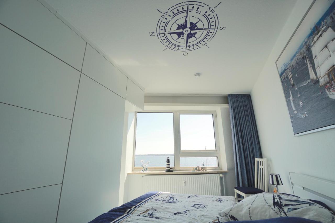 Ferienwohnung Schleiloge Mit Panoramablick Auf Die Schlei Schleswig Exterior photo