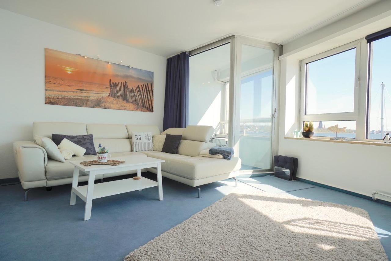 Ferienwohnung Schleiloge Mit Panoramablick Auf Die Schlei Schleswig Exterior photo